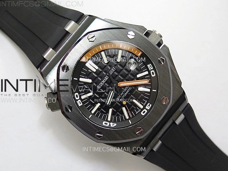 Royal Oak Offshore Diver 15707 Black Ceramic ZF 1:1 Best Edition SA3120 Super Clone