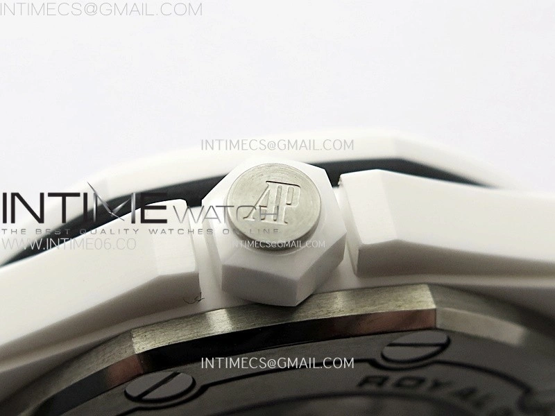 Royal Oak Offshore Diver 15707 White Ceramic ZF 1:1 Best Edition SA3120 Super Clone