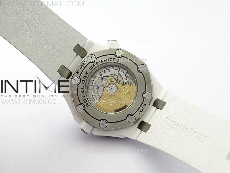 Royal Oak Offshore Diver 15707 White Ceramic ZF 1:1 Best Edition SA3120 Super Clone