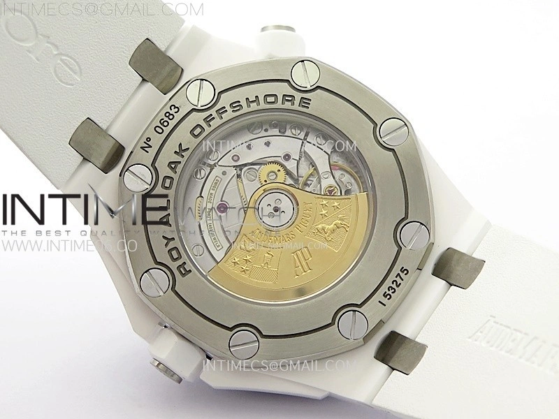 Royal Oak Offshore Diver 15707 White Ceramic ZF 1:1 Best Edition SA3120 Super Clone
