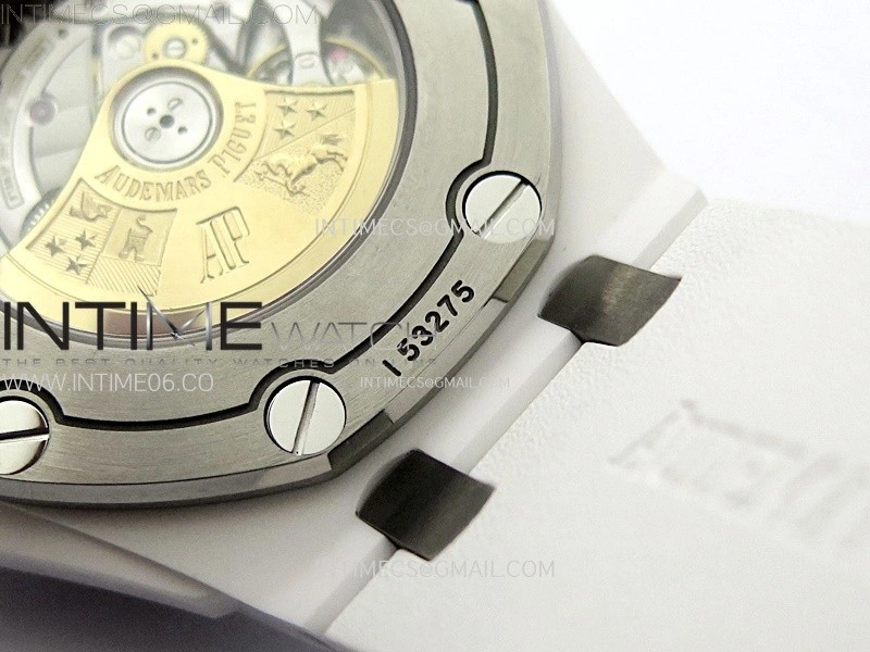 Royal Oak Offshore Diver 15707 White Ceramic ZF 1:1 Best Edition SA3120 Super Clone