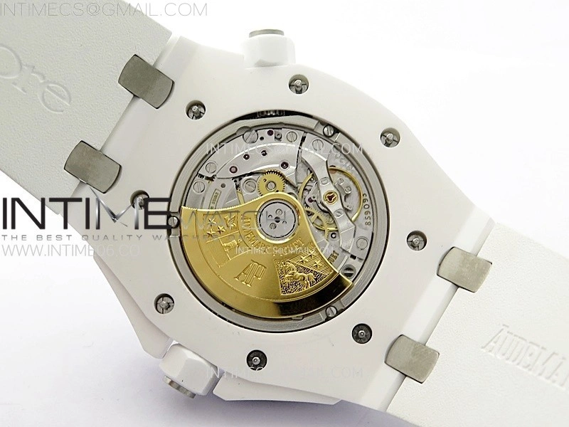 Royal Oak Offshore Diver 15707 White Ceramic ZF 1:1 Best Edition SA3120 Super Clone