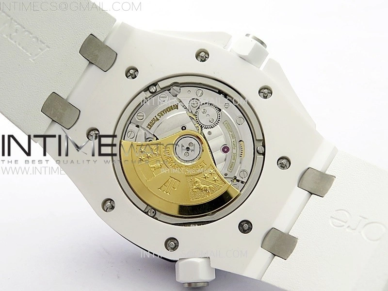 Royal Oak Offshore Diver 15707 White Ceramic ZF 1:1 Best Edition SA3120 Super Clone