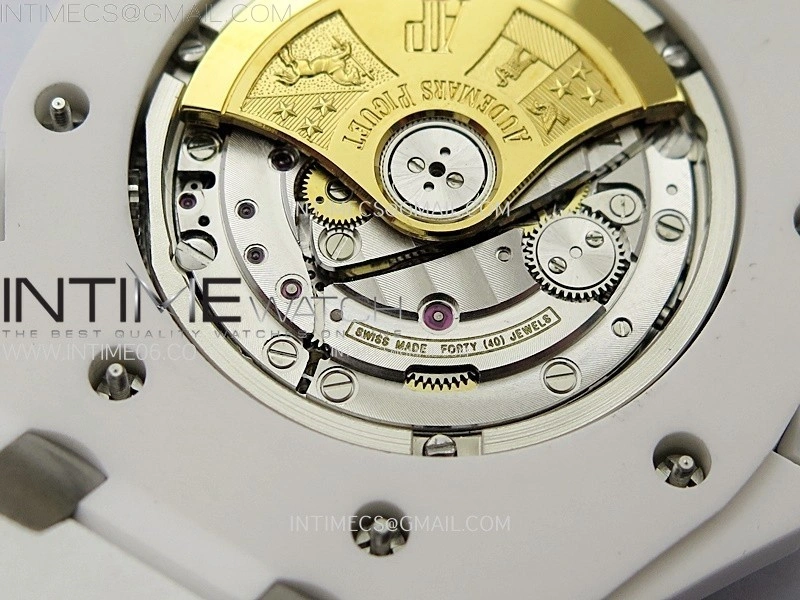 Royal Oak Offshore Diver 15707 White Ceramic ZF 1:1 Best Edition SA3120 Super Clone