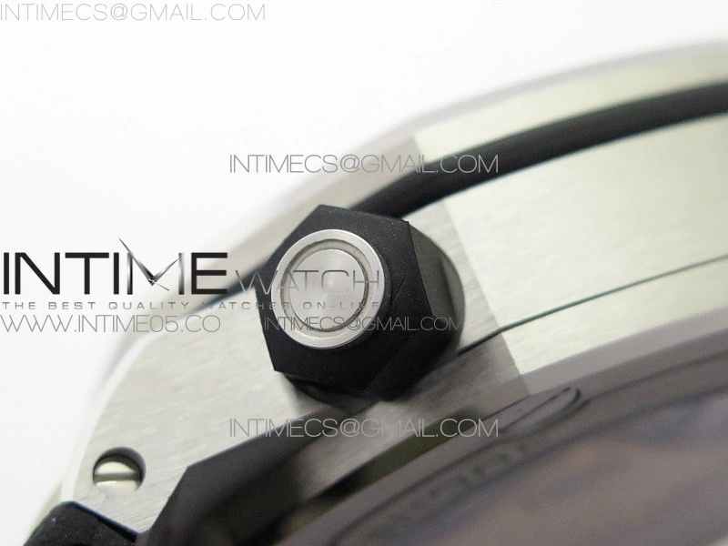 Royal Oak Offshore Diver 15710 ZF 1:1 Best Edition Black Dial on Black Rubber Strap