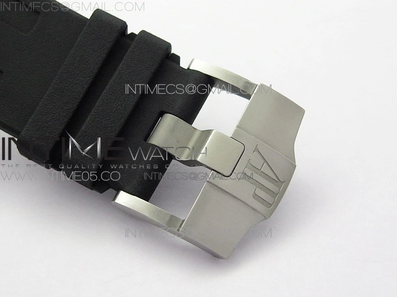 Royal Oak Offshore Diver 15710 ZF 1:1 Best Edition Black Dial on Black Rubber Strap