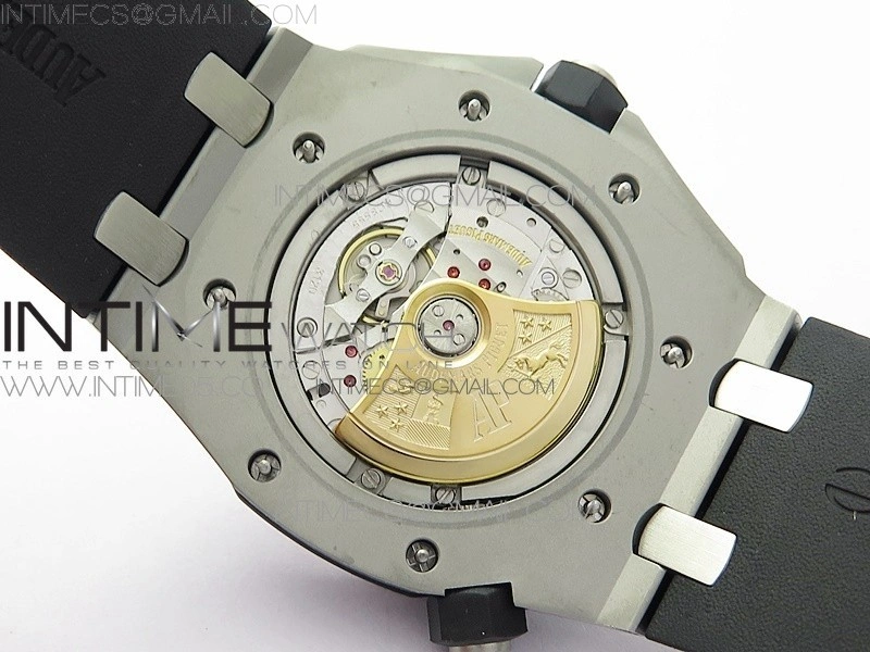 Royal Oak Offshore Diver 15710 ZF 1:1 Best Edition Black Dial on Black Rubber Strap