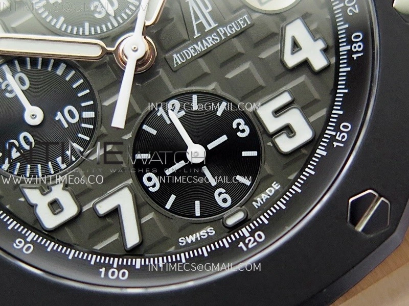 Royal Oak Offshore Rubberclad RG TKF Best Edition Black Dial on Rubber Strap A7750