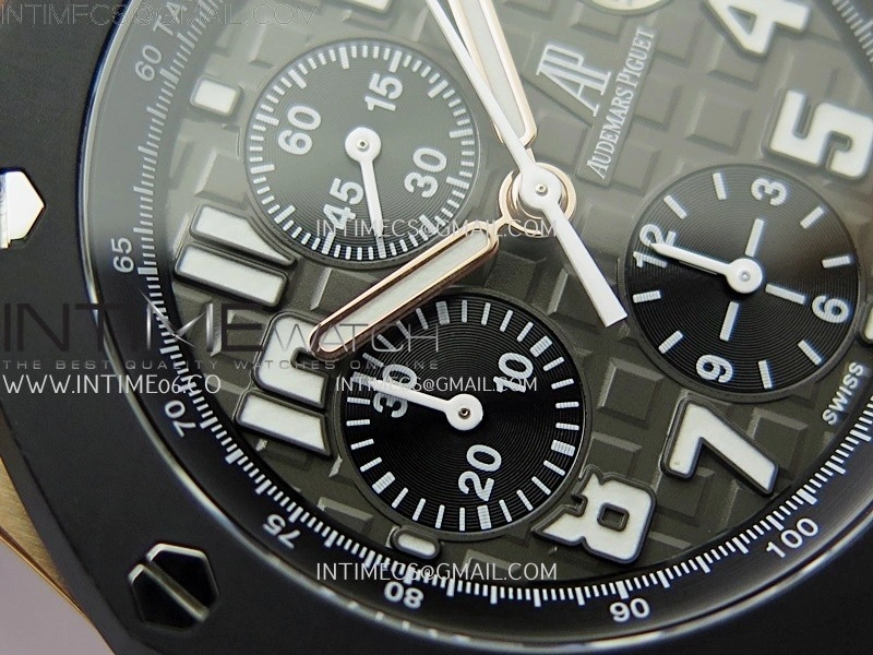 Royal Oak Offshore Rubberclad RG TKF Best Edition Black Dial on Rubber Strap A7750