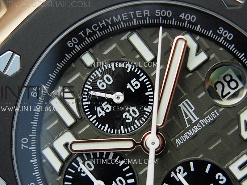 Royal Oak Offshore Rubberclad RG TKF Best Edition Black Dial on Rubber Strap A7750