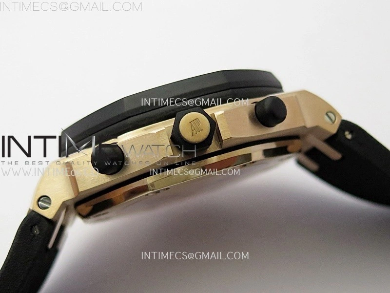Royal Oak Offshore Rubberclad RG TKF Best Edition Black Dial on Rubber Strap A7750