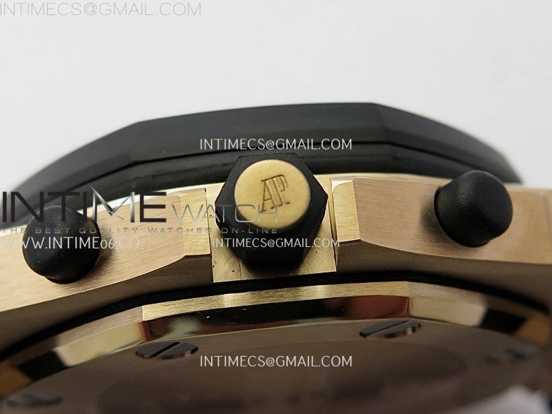 Royal Oak Offshore Rubberclad RG TKF Best Edition Black Dial on Rubber Strap A7750