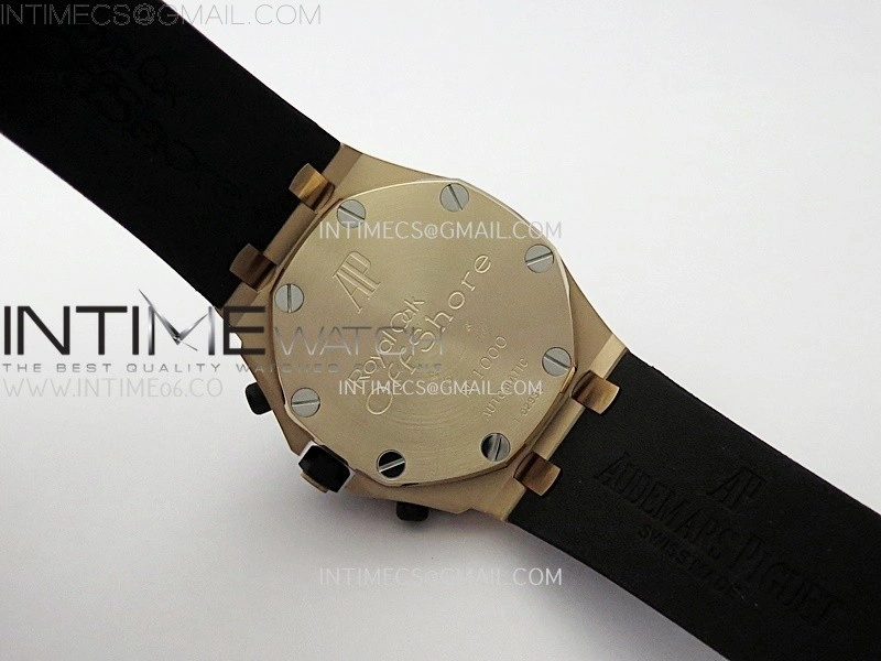 Royal Oak Offshore Rubberclad RG TKF Best Edition Black Dial on Rubber Strap A7750