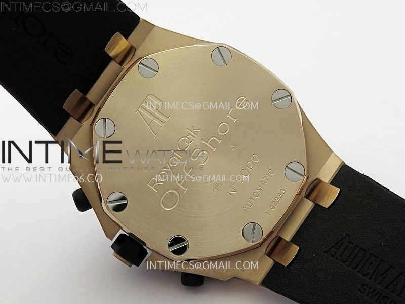 Royal Oak Offshore Rubberclad RG TKF Best Edition Black Dial on Rubber Strap A7750