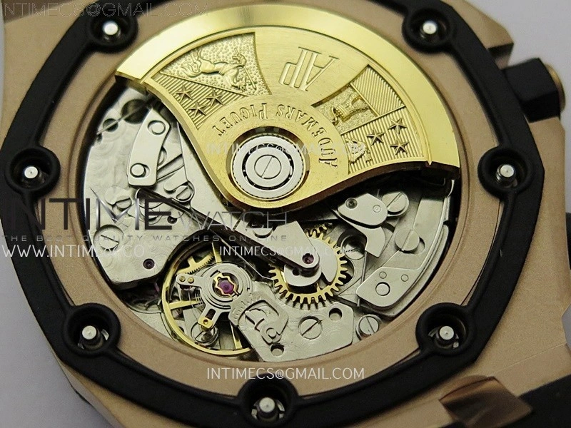 Royal Oak Offshore Rubberclad RG TKF Best Edition Black Dial on Rubber Strap A7750