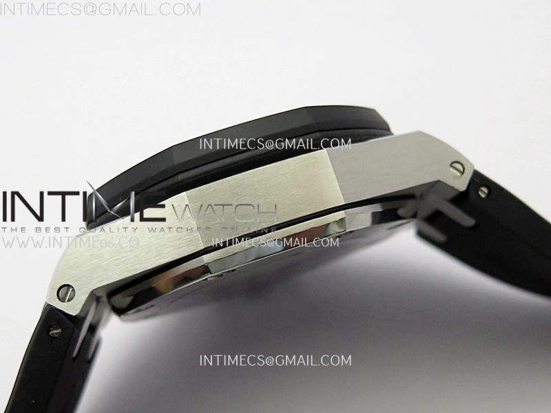 Royal Oak Offshore Rubberclad SS TKF Best Edition Black Dial on Rubber Strap A7750