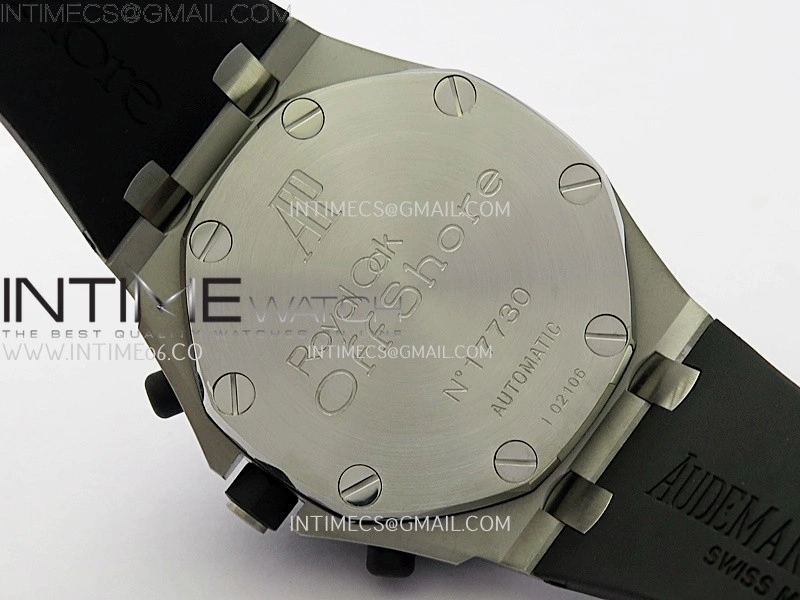 Royal Oak Offshore Rubberclad SS TKF Best Edition Black Dial on Rubber Strap A7750