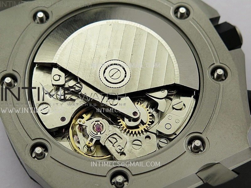 Royal Oak Offshore Rubberclad SS TKF Best Edition Black Dial on Rubber Strap A7750