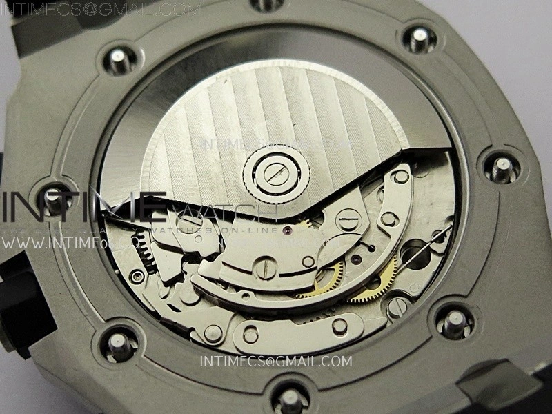 Royal Oak Offshore Rubberclad SS TKF Best Edition Black Dial on Rubber Strap A7750