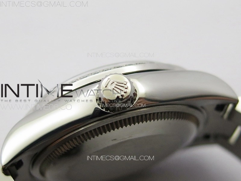 DateJust 31mm 178271 SS Crystal Bezel APSF Best Edition Blue Dial Crystal Markers on Oyster Bracelet A2824