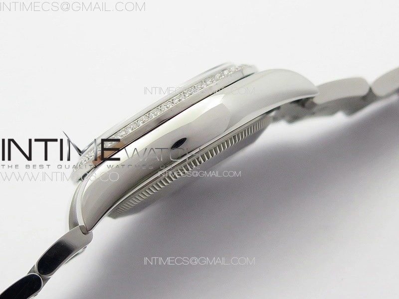 DateJust 31mm 178271 SS Crystal Bezel APSF Best Edition Blue Dial Crystal Markers on Oyster Bracelet A2824