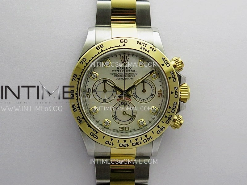 Daytona 116503 904L SS YG VF 1:1 Best Edition White MOP Dial On SS YG Bracelet DD4130