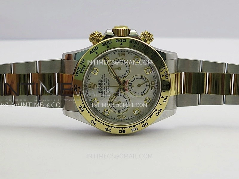 Daytona 116503 904L SS YG VF 1:1 Best Edition White MOP Dial On SS YG Bracelet DD4130