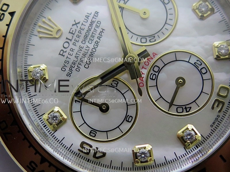 Daytona 116503 904L SS YG VF 1:1 Best Edition White MOP Dial On SS YG Bracelet DD4130
