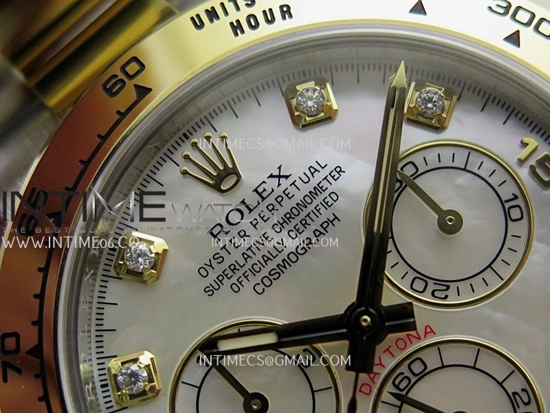 Daytona 116503 904L SS YG VF 1:1 Best Edition White MOP Dial On SS YG Bracelet DD4130