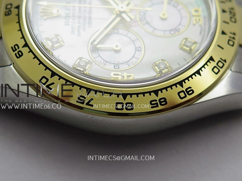 Daytona 116503 904L SS YG VF 1:1 Best Edition White MOP Dial On SS YG Bracelet DD4130