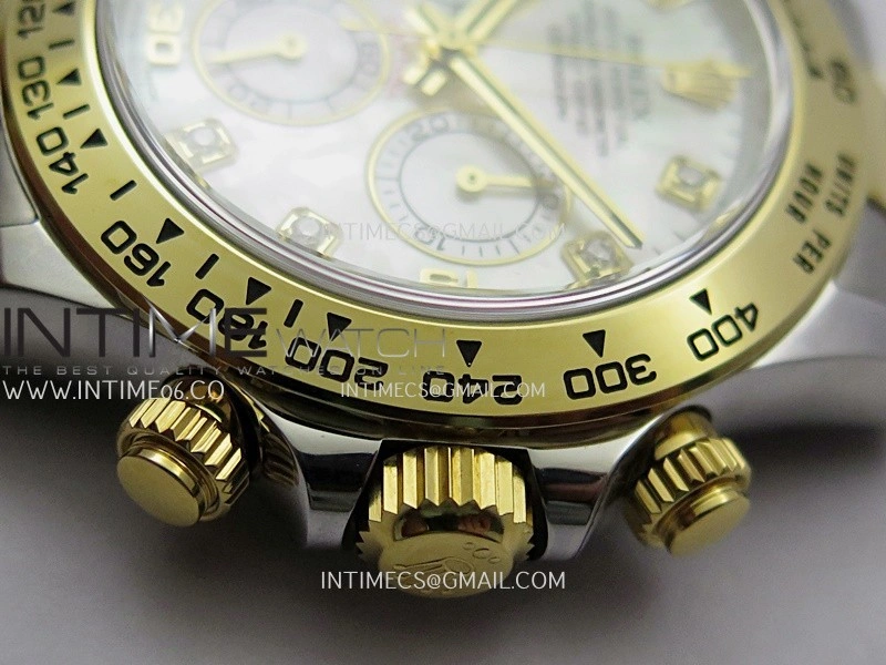 Daytona 116503 904L SS YG VF 1:1 Best Edition White MOP Dial On SS YG Bracelet DD4130