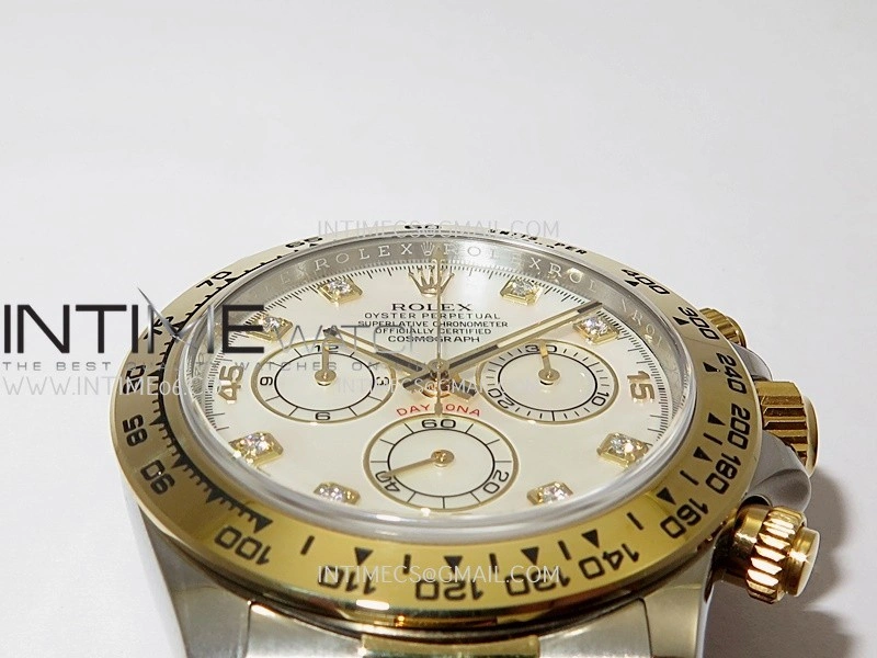 Daytona 116503 904L SS YG VF 1:1 Best Edition White MOP Dial On SS YG Bracelet DD4130