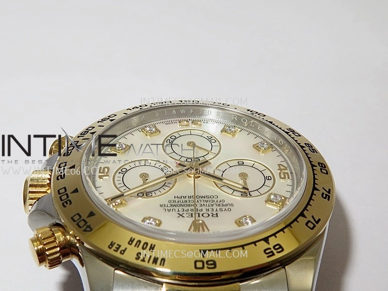 Daytona 116503 904L SS YG VF 1:1 Best Edition White MOP Dial On SS YG Bracelet DD4130