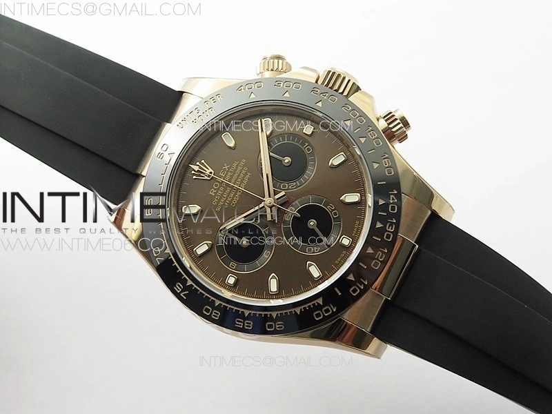 Daytona 116515 BTF 1:1 Best Edition Brown Dial on Oysterflex Rubber Strap SA4130 V2