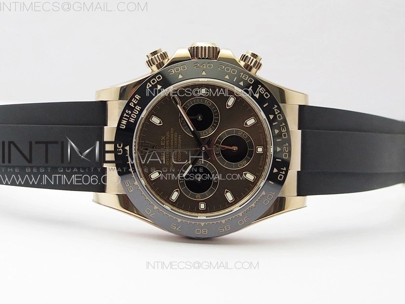 Daytona 116515 BTF 1:1 Best Edition Brown Dial on Oysterflex Rubber Strap SA4130 V2