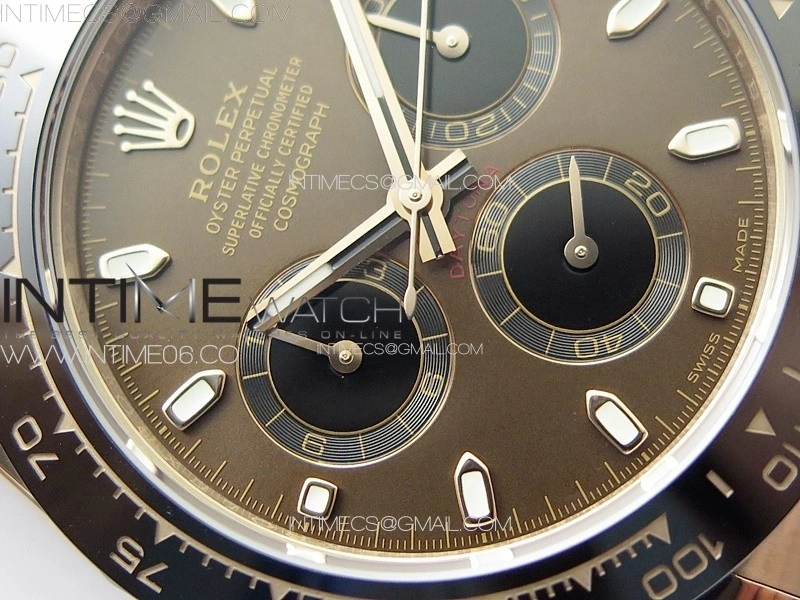 Daytona 116515 BTF 1:1 Best Edition Brown Dial on Oysterflex Rubber Strap SA4130 V2