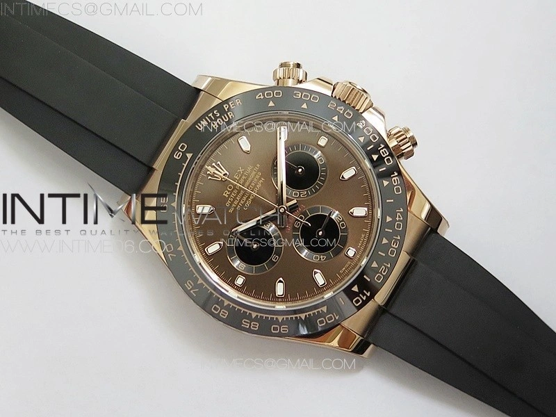 Daytona 116515 BTF 1:1 Best Edition Brown Dial on Oysterflex Rubber Strap SA4130 V2