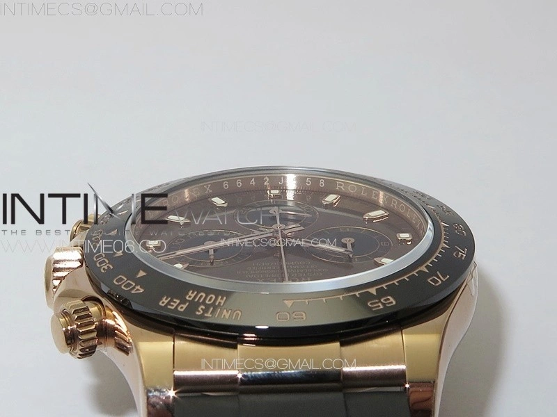 Daytona 116515 BTF 1:1 Best Edition Brown Dial on Oysterflex Rubber Strap SA4130 V2