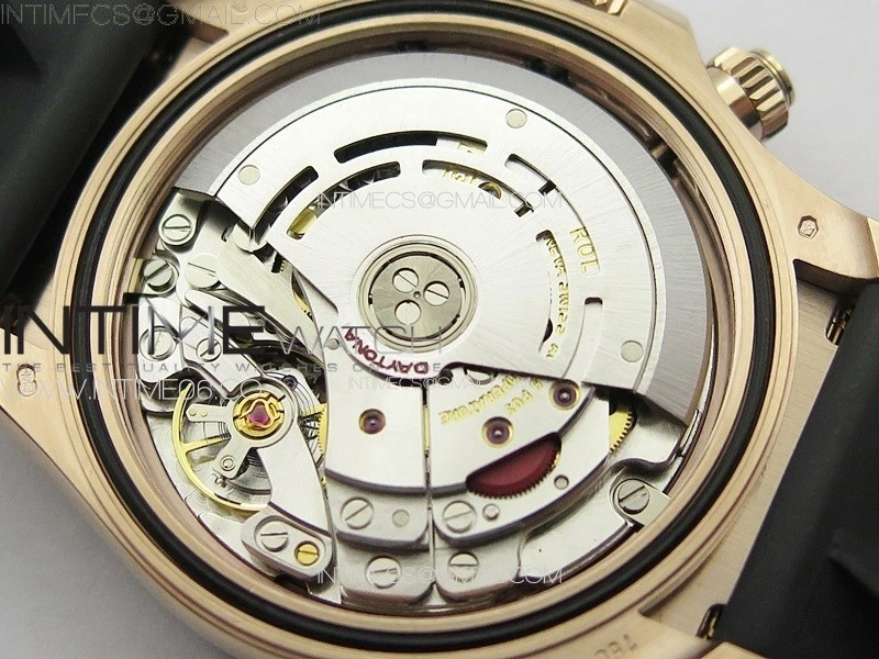 Daytona 116515 RG BTF 1:1 Best Edition White Dial on Oysterflex Rubber Strap SA4130