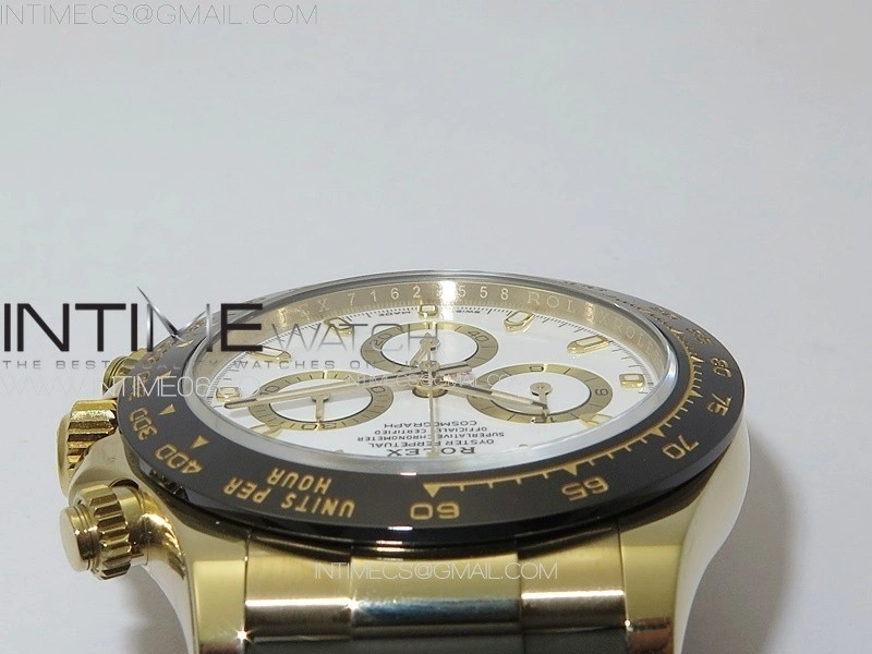 Daytona 116518 BTF 1:1 Best Edition White Dial on Oysterflex Rubber Strap SA4130 V2
