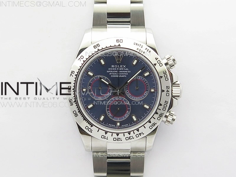 Daytona 116520 APSF Best Edition Blue Dial Stick Markers On SS Bracelet Slim A7750