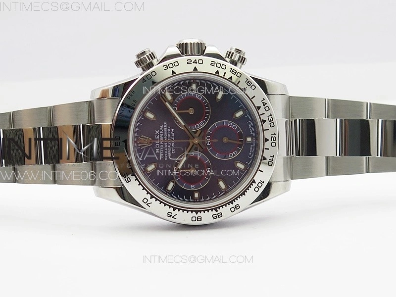 Daytona 116520 APSF Best Edition Blue Dial Stick Markers On SS Bracelet Slim A7750