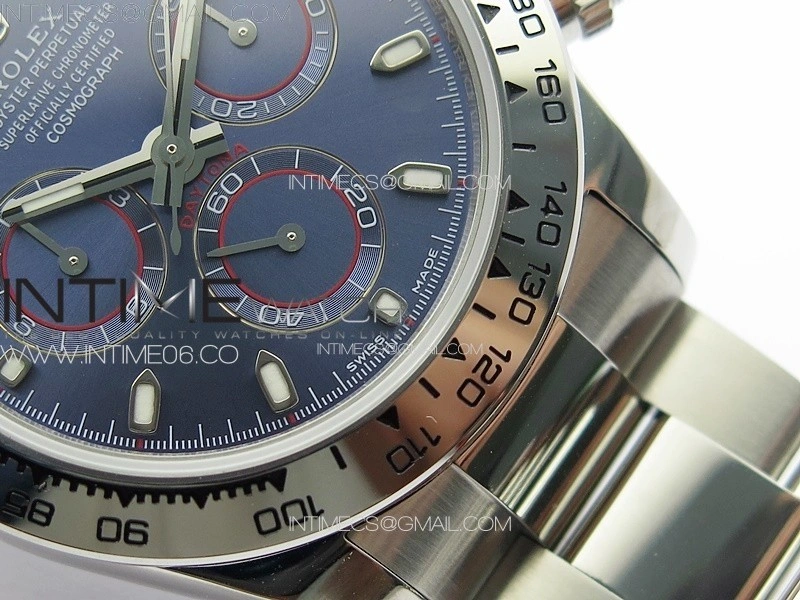 Daytona 116520 APSF Best Edition Blue Dial Stick Markers On SS Bracelet Slim A7750