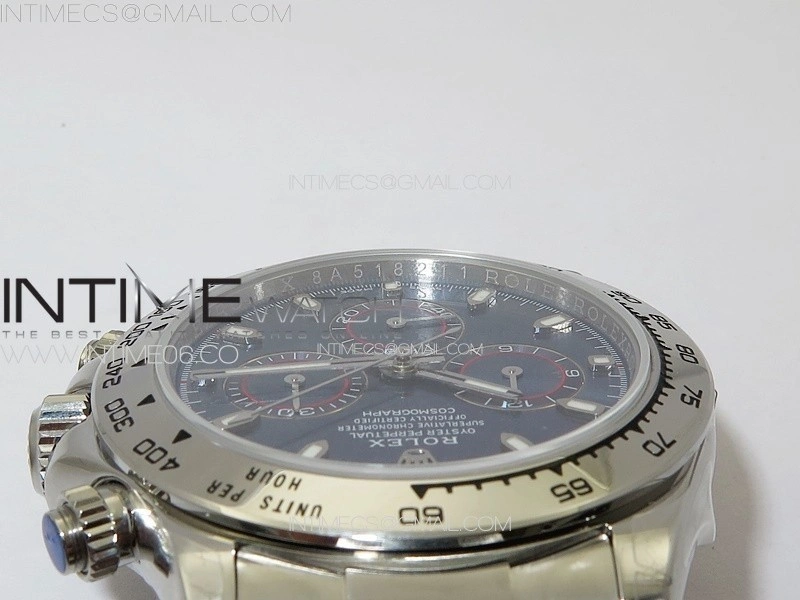 Daytona 116520 APSF Best Edition Blue Dial Stick Markers On SS Bracelet Slim A7750
