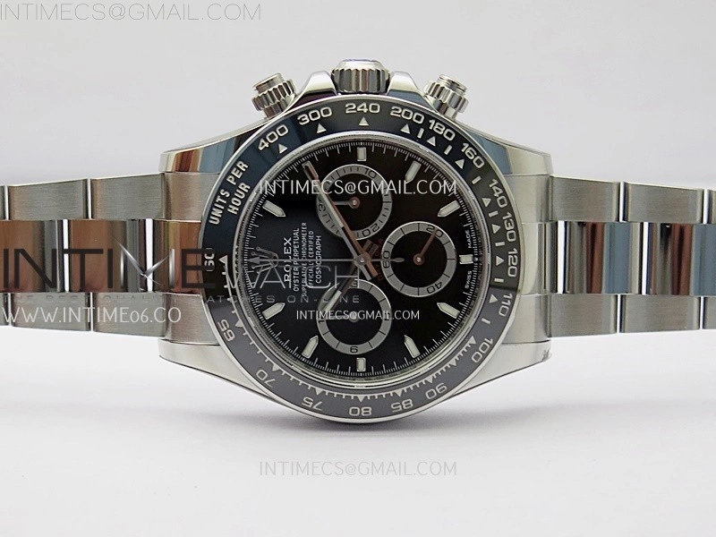 Daytona 126500 VSF 1:1 Best Edition 904L Steel Black Dial on SS Bracelet Asian 4801