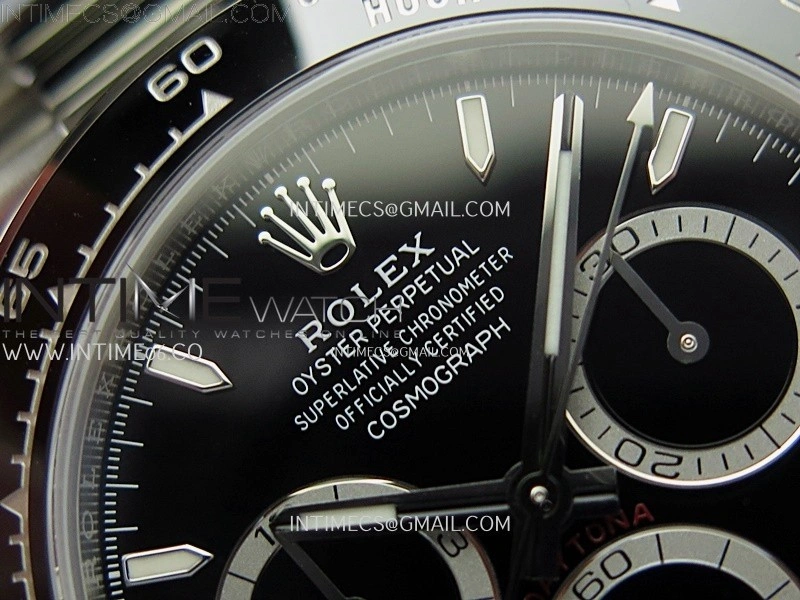 Daytona 126500 VSF 1:1 Best Edition 904L Steel Black Dial on SS Bracelet Asian 4801