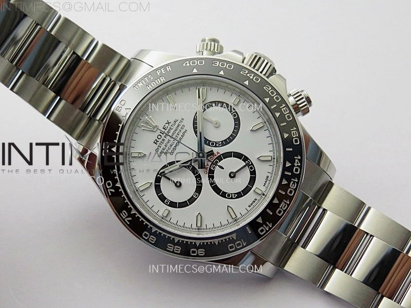 Daytona 126500 VSF 1:1 Best Edition 904L Steel White Dial on SS Bracelet Asian 4801
