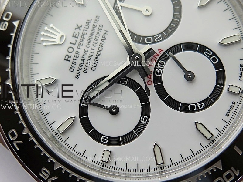 Daytona 126500 VSF 1:1 Best Edition 904L Steel White Dial on SS Bracelet Asian 4801