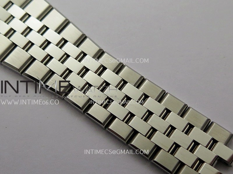 Land Dweller 127386 Diamond Bezel Gain Weight SS B Factory Ice Blue Dial T Diamond Marker On SS Bracelet A7135