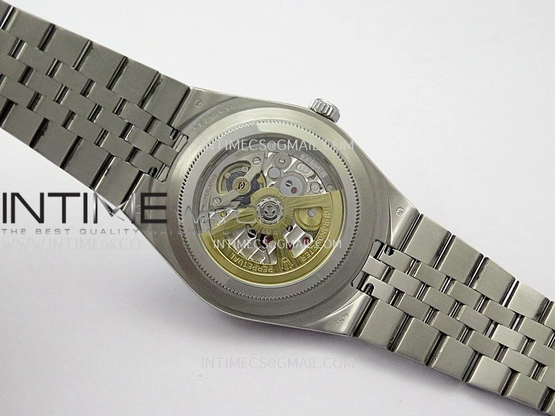 Land Dweller 127386 Diamond Bezel Gain Weight SS B Factory Ice Blue Dial T Diamond Marker On SS Bracelet A7135